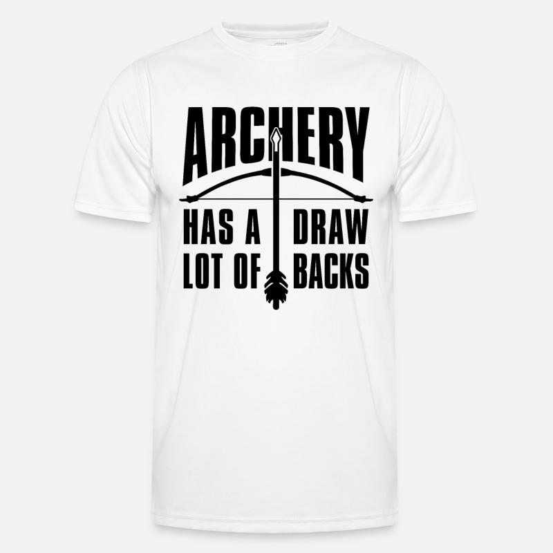 Archery Has A Lot Target Arrow Shooting Bow Archer - Men's Functional T-Shirt - white