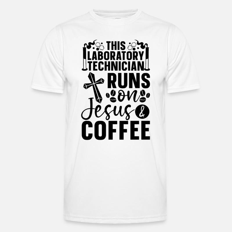 Technicien de laboratoire Science Idée cadeau T-shirt sport Homme