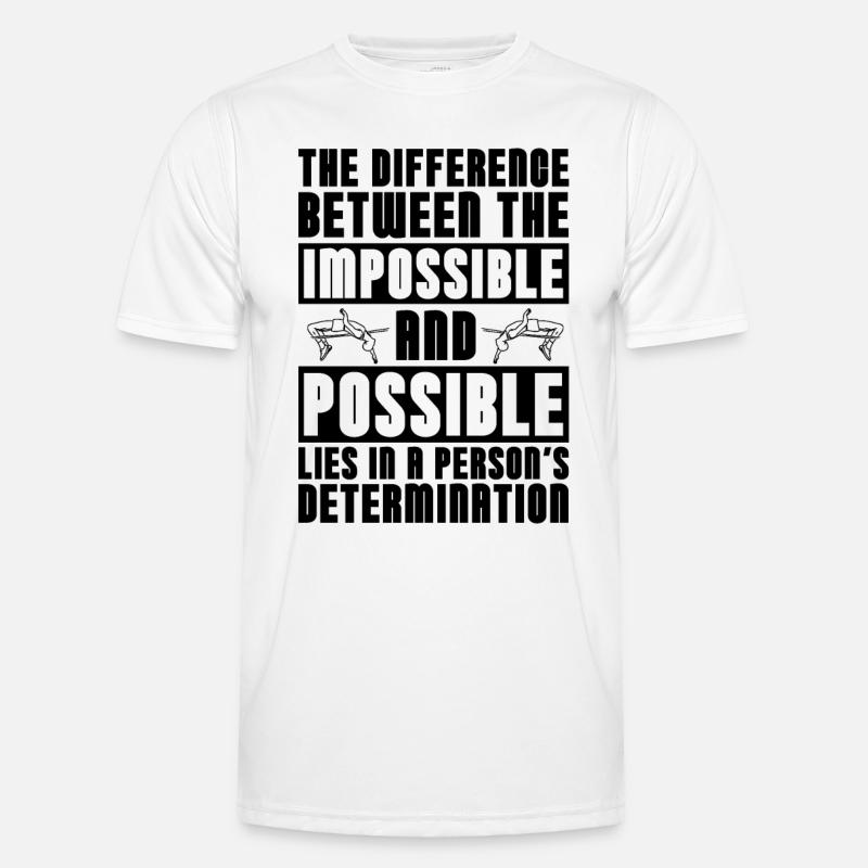 The Difference Between The Jumping High Jumper Men's Functional T-Shirt