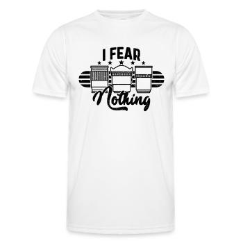 Je ne crains rien Vidéaste rétro Cadreurs - T-shirt sport Homme - blanc - Devant - AI Model Male 178 dark (178cm)