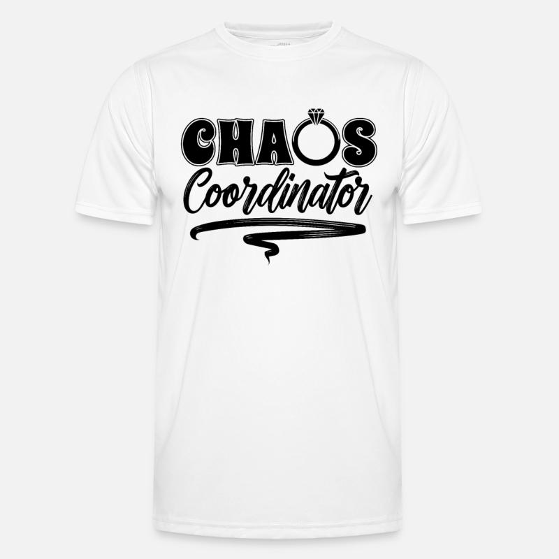 Chaos Coordinator Wedding Plan Wedding Planners Männer Funktions-T-Shirt