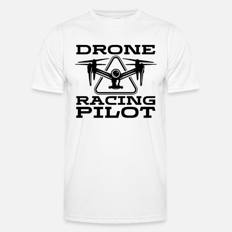 Drone Racing Pilote Machine de course Drone Racer T-shirt sport Homme