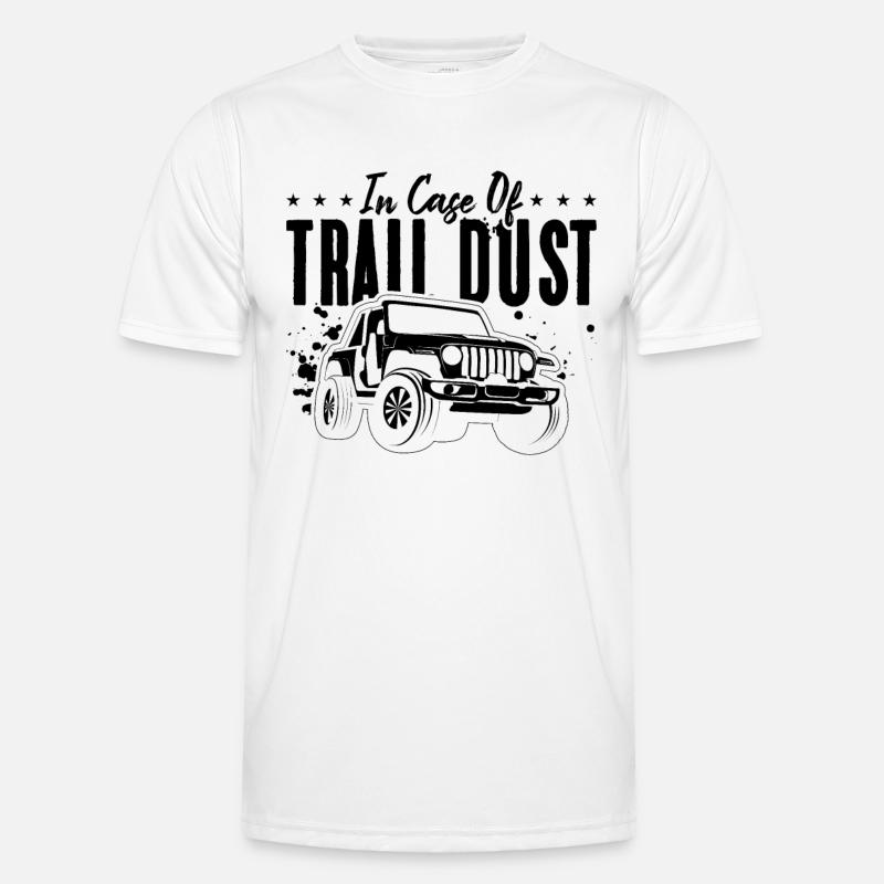En cas de course de course Trail Dust Voiture de course tout-terrain T-shirt sport Homme