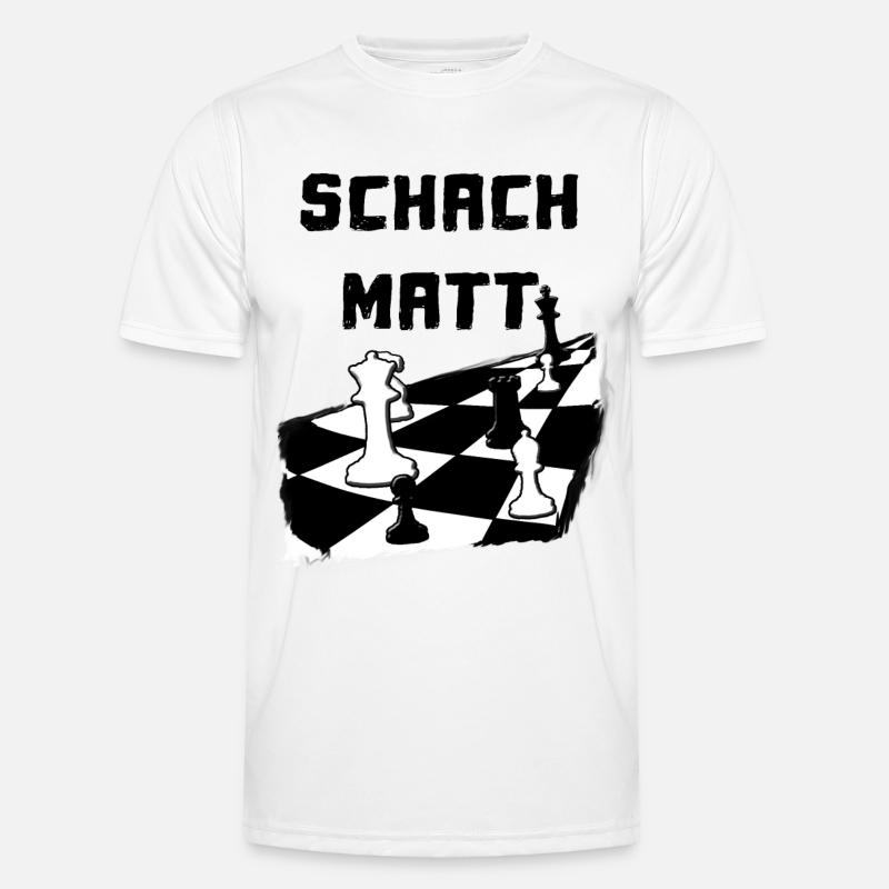 Checkmate Chessboard Chessplayer Men's Functional T-Shirt