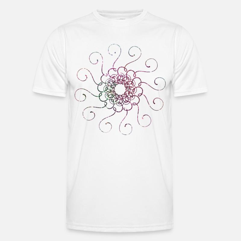 Mandala Glitter Men's Functional T-Shirt