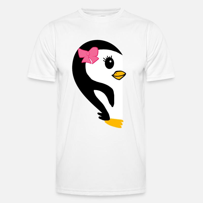 Partner Look Couples | Penguin 1 - Men's Functional T-Shirt - white