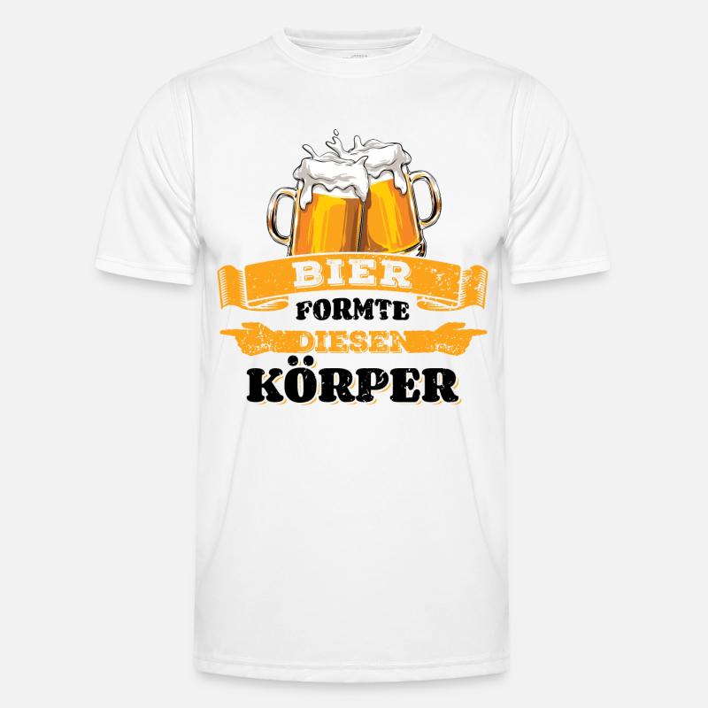 Bier formte diesen Körper Biertrinker - Männertag Männer Funktions-T-Shirt