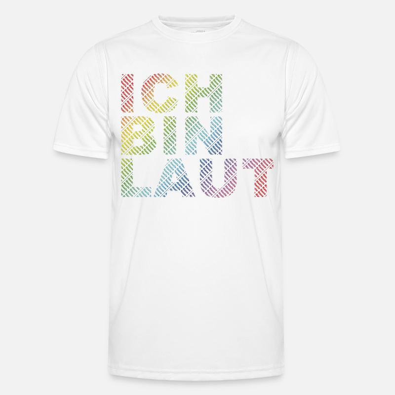 ICH BIN LAUT Männer Funktions-T-Shirt