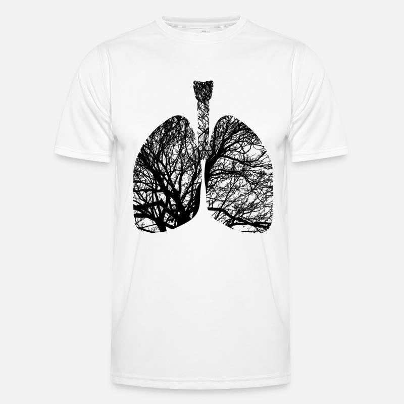 Lungs - Men's Functional T-Shirt - white