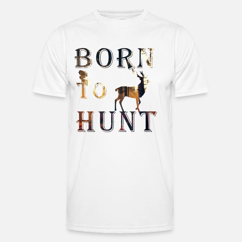 Né pour chasser T-shirt sport Homme