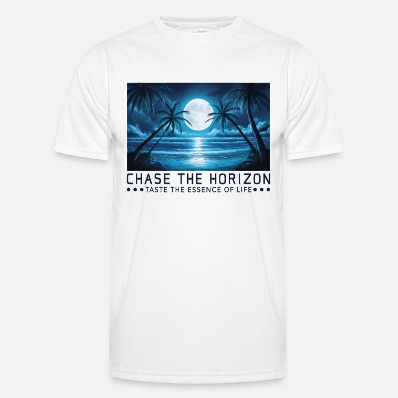 À la poursuite de l’horizon Dicton Dicton Devise T-shirt sport Homme