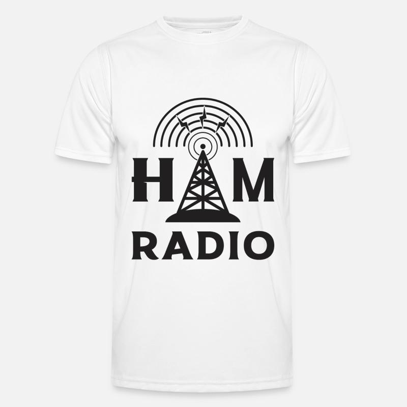 Radio HAM Operator Antenne Amateurfunk Geschenk Männer Funktions-T-Shirt