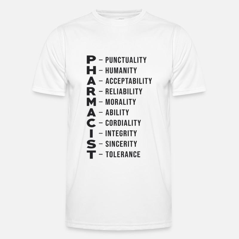 Pharmacies Technician Pharmacist Pharmacy Gift - Men's Functional T-Shirt - white