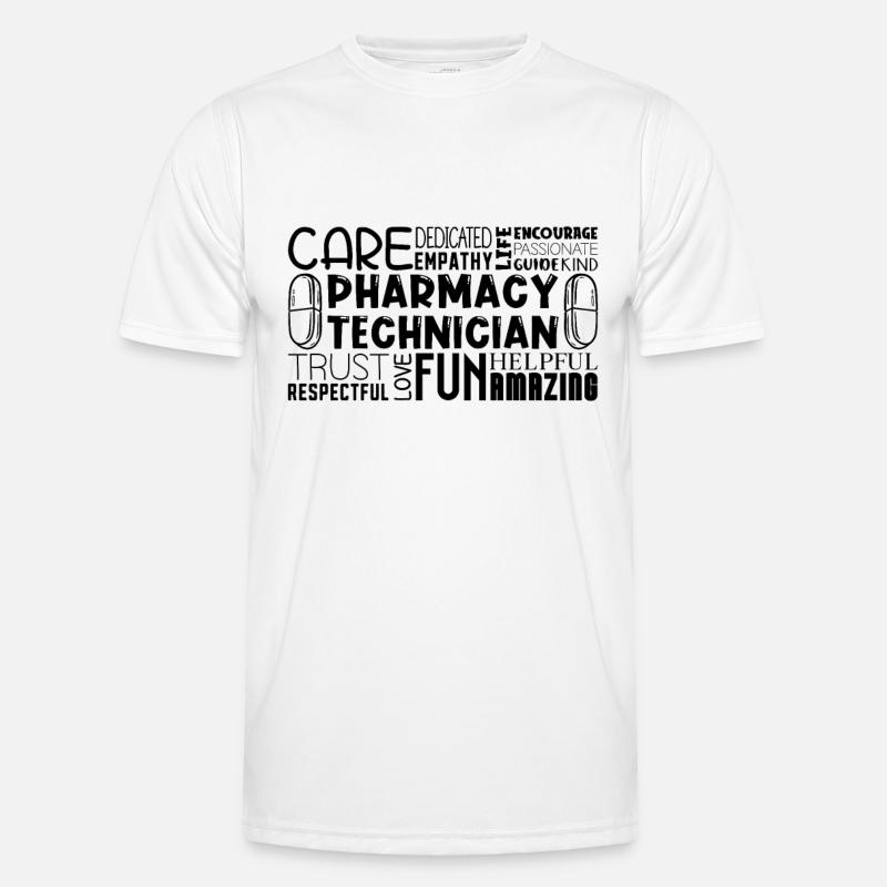 Apothekentechniker Techniker Coole Geschenkidee - Männer Funktions-T-Shirt - Weiß