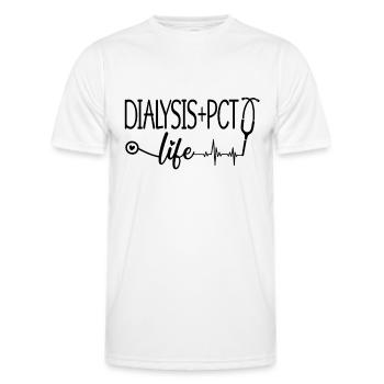 Dialyse Dialysetechniker Nephrologie Geschenkidee - Männer Funktions-T-Shirt - Weiß - Vorne - AI Model Male 178 dark (178cm)