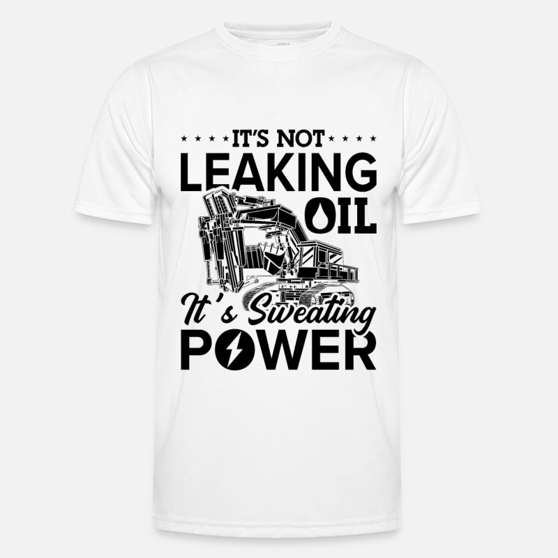 Baggerfahrer Bagger Baustelle Baggern Geschenkidee Männer Funktions-T-Shirt