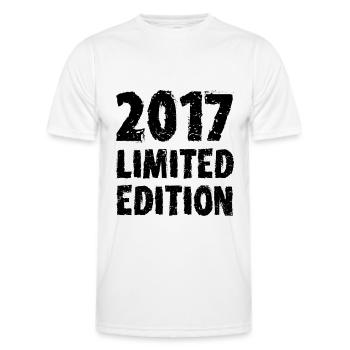 2017 Édition Limitée Anniversaire Cadeau Décoration - T-shirt sport Homme - blanc - Devant - AI Model Male 178 dark (178cm)