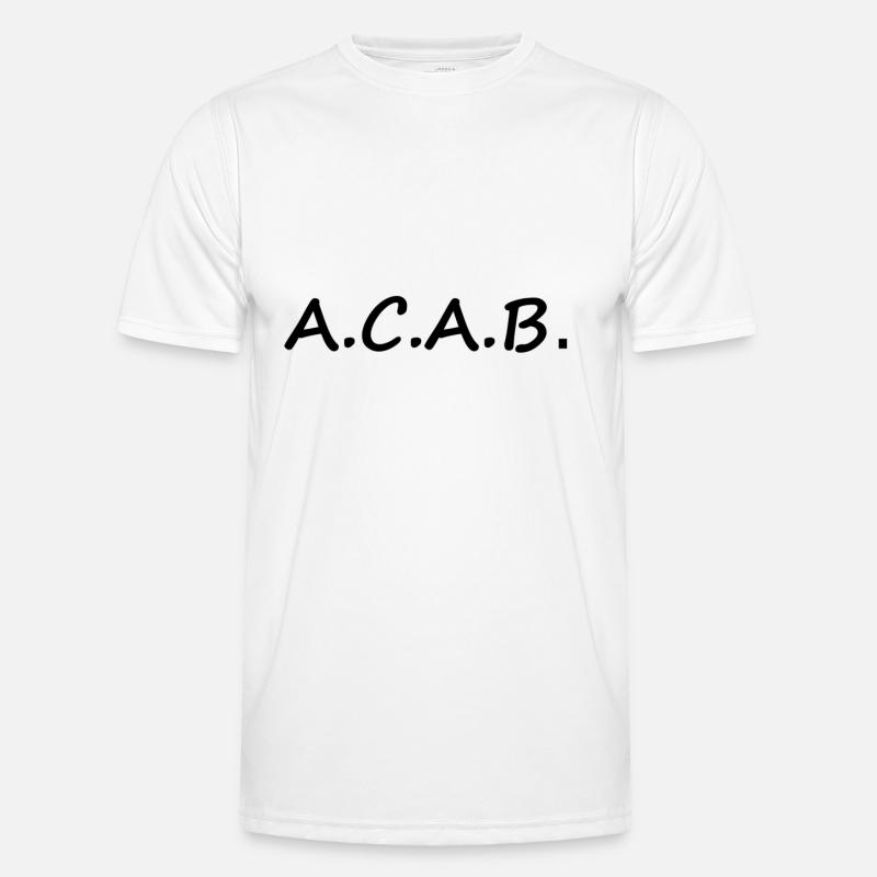 ACAB, Freizeit, Sport,1312, Polizei Männer Funktions-T-Shirt