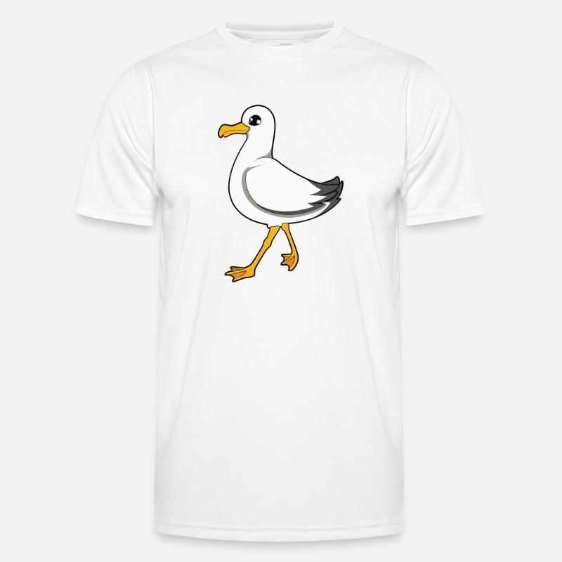 Möwe Männer Funktions-T-Shirt