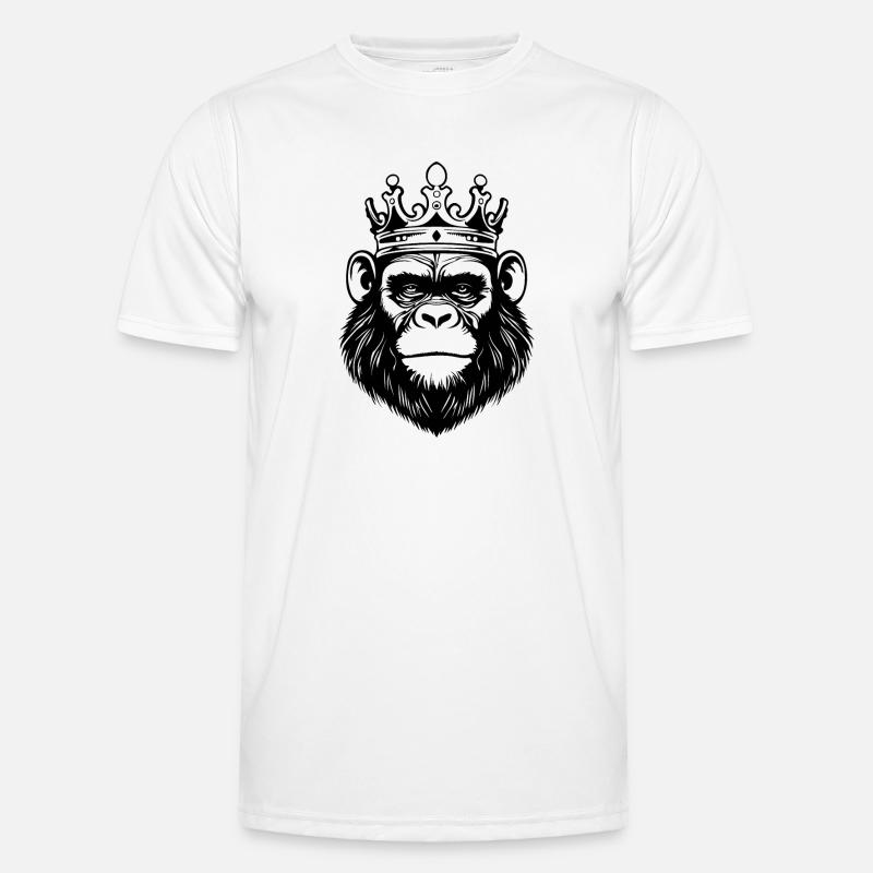 Affe Affen Affengesicht Dschungel Männer Funktions-T-Shirt