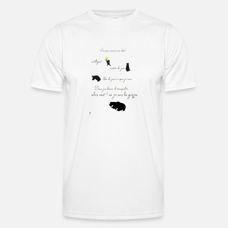 Ich bin eine Katze Männer Funktions-T-Shirt