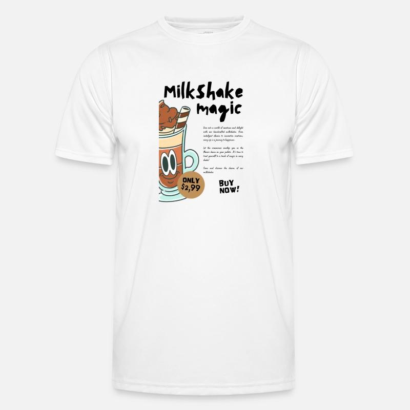 Milkshake Magic Männer Funktions-T-Shirt
