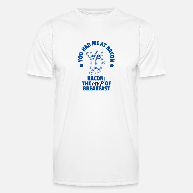 Bacon for Breakfast Männer Funktions-T-Shirt