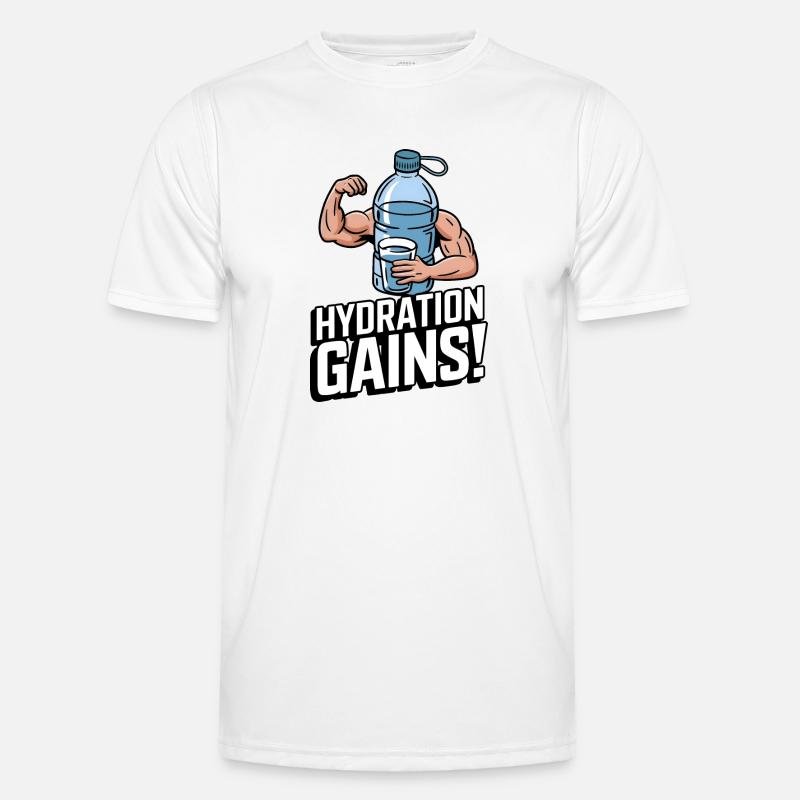 Hydration Gains! Men's Functional T-Shirt