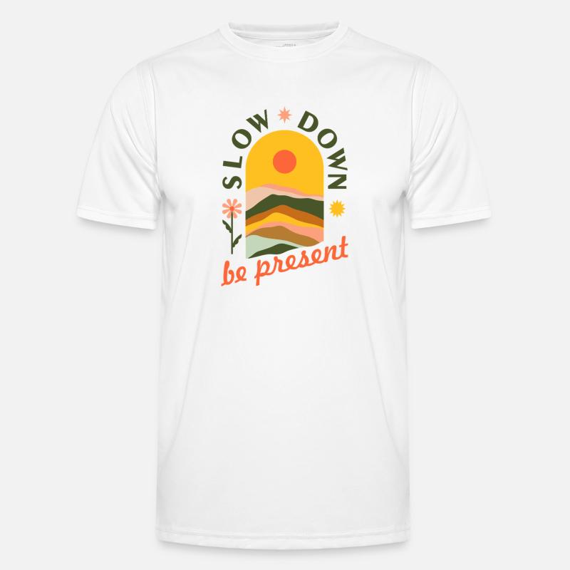 Slow down Männer Funktions-T-Shirt