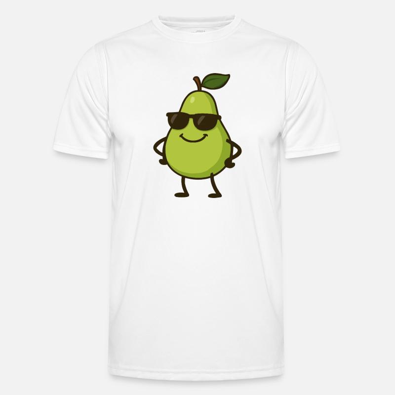 Pear Comic Cool - Men's Functional T-Shirt - white