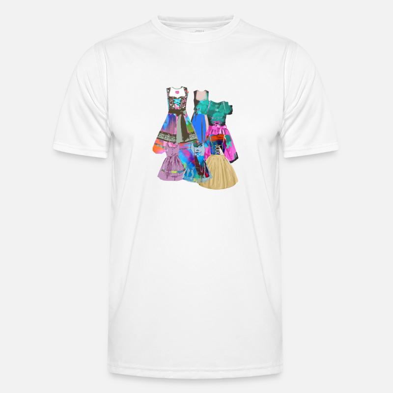 Dirndl splash Männer Funktions-T-Shirt