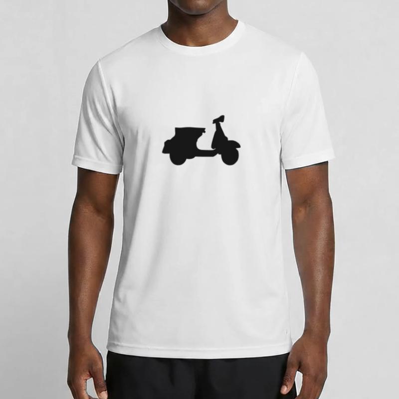 Motorroller Roller Blechroller Schaltroller Männer Funktions-T-Shirt