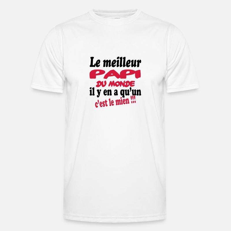Le meilleur papi du monde c'est le mien !!! Männer Funktions-T-Shirt