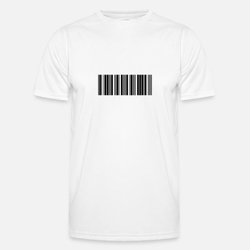Barcode - Men's Functional T-Shirt - white