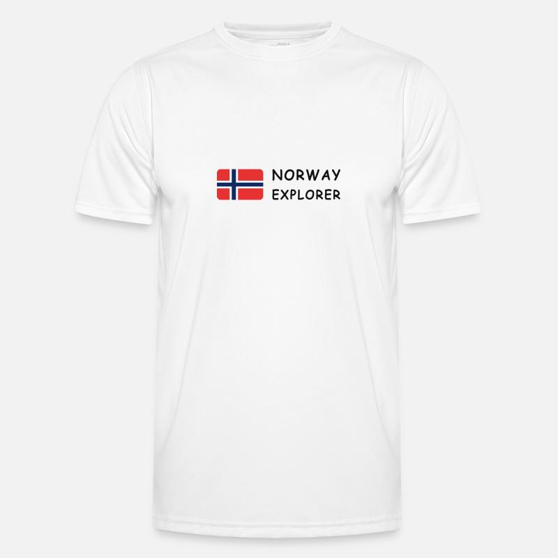NORWAY EXPLORER black-lettered Men's Functional T-Shirt