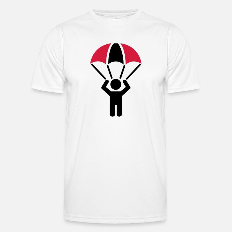 Fallschirm Männer Funktions-T-Shirt