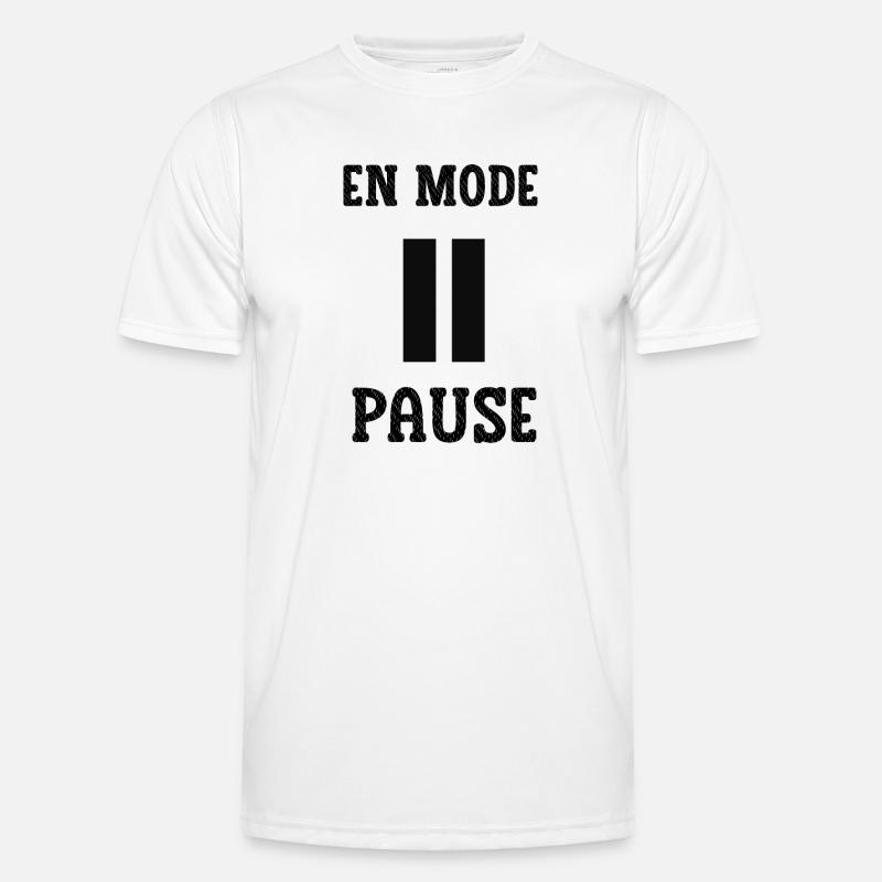 En mode pause T-shirt sport Homme