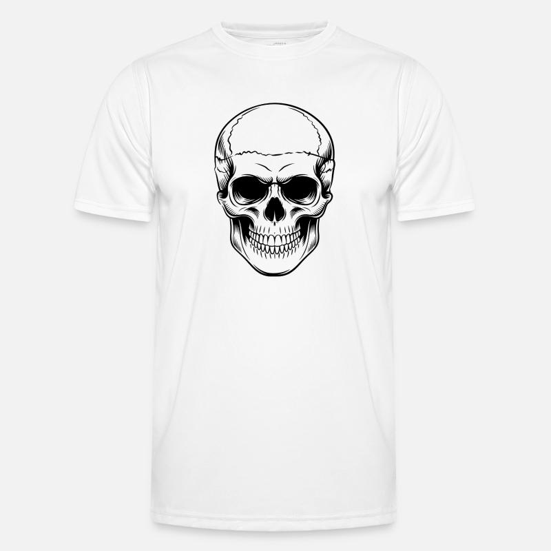 Schädel Männer Funktions-T-Shirt