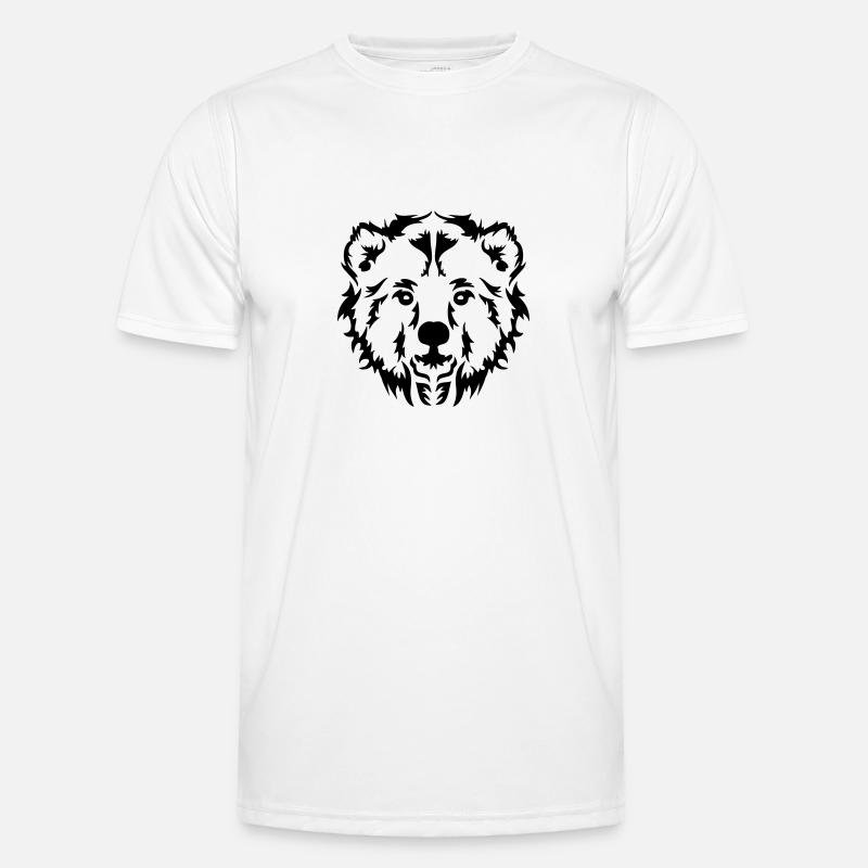 Bear - Men's Functional T-Shirt - white
