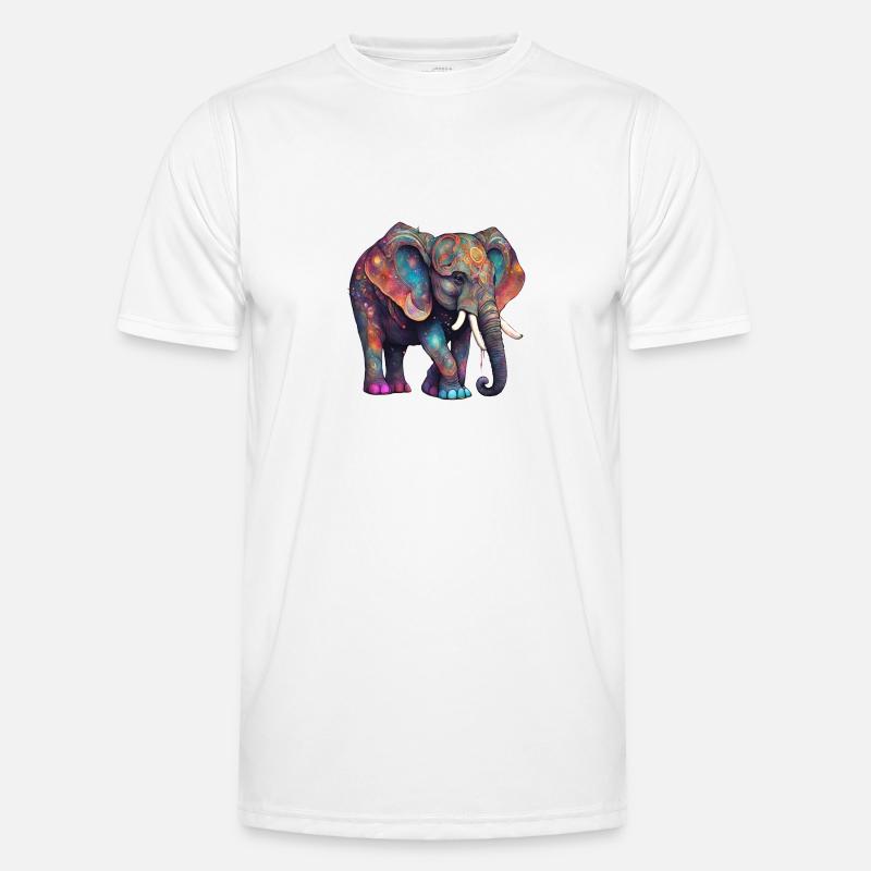 Magic Elephant - Men's Functional T-Shirt - white