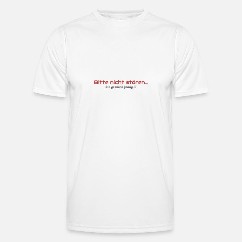 Bitte nicht stören Männer Funktions-T-Shirt