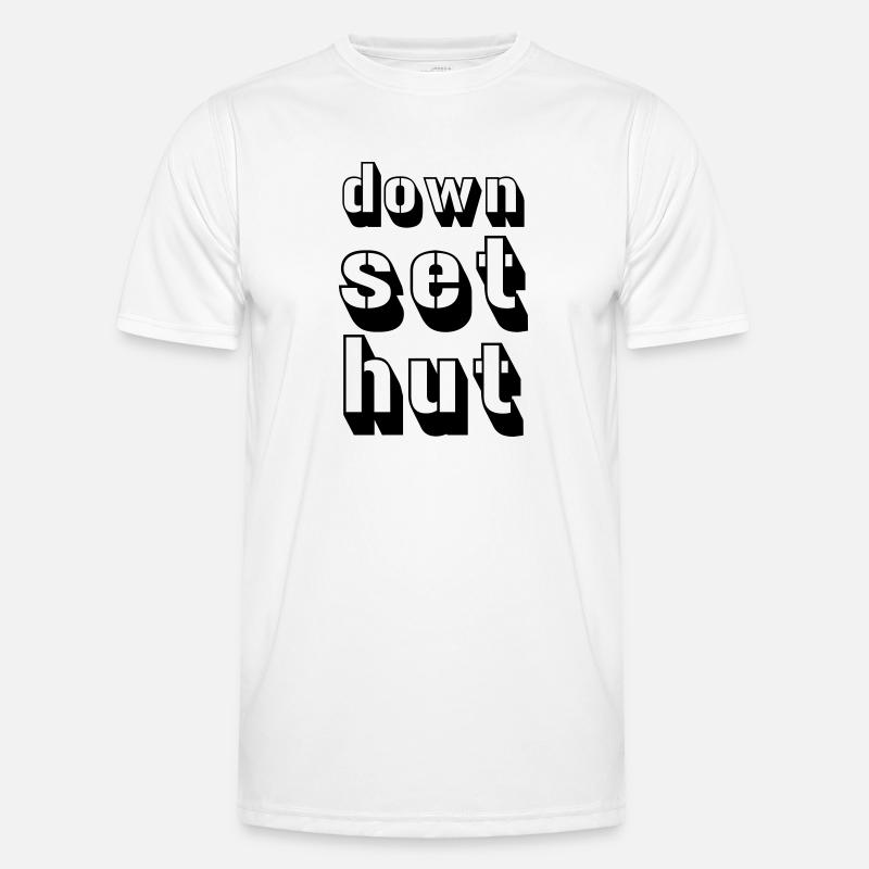 down_set_hut Männer Funktions-T-Shirt