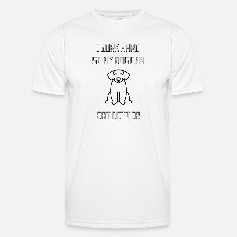 WORK HARD DOG Men's Functional T-Shirt
