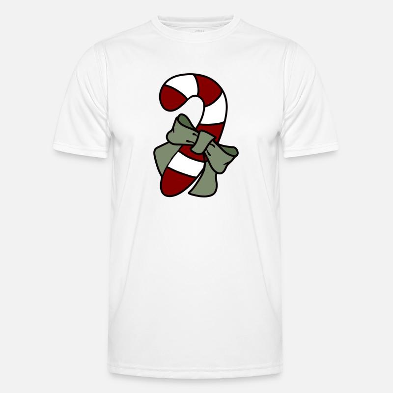 Candy cane Men's Functional T-Shirt