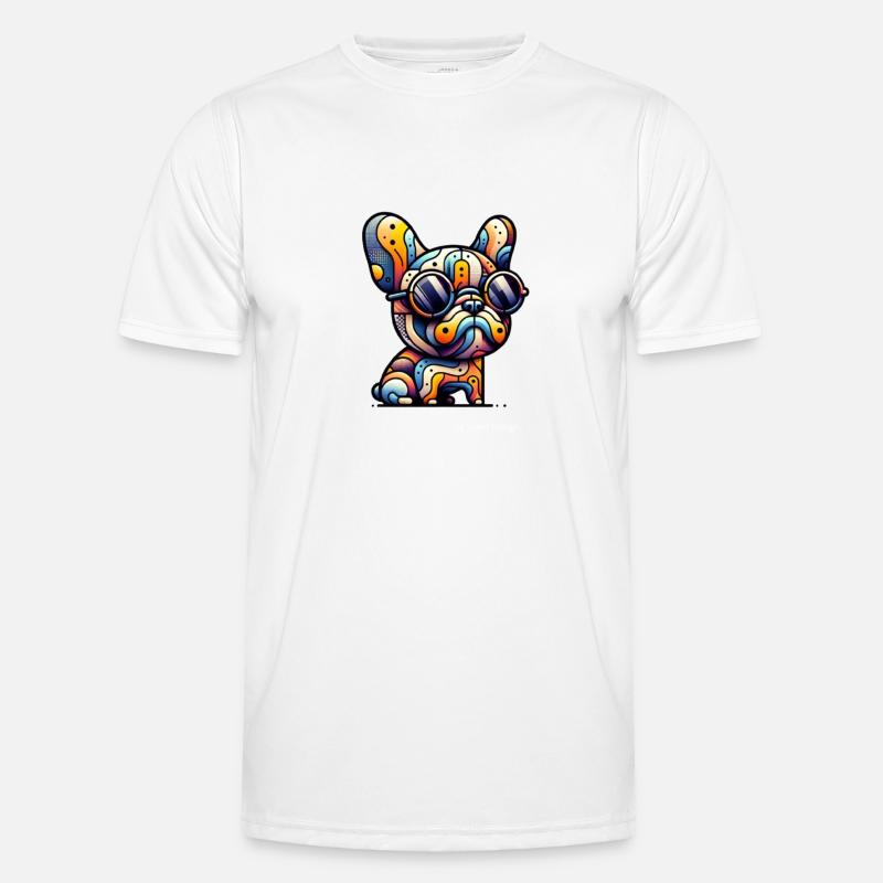 Frenchie Summer Männer Funktions-T-Shirt