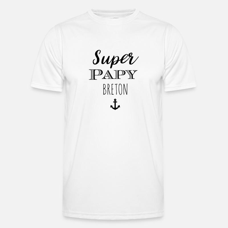Super Papy Breton T-shirt sport Homme