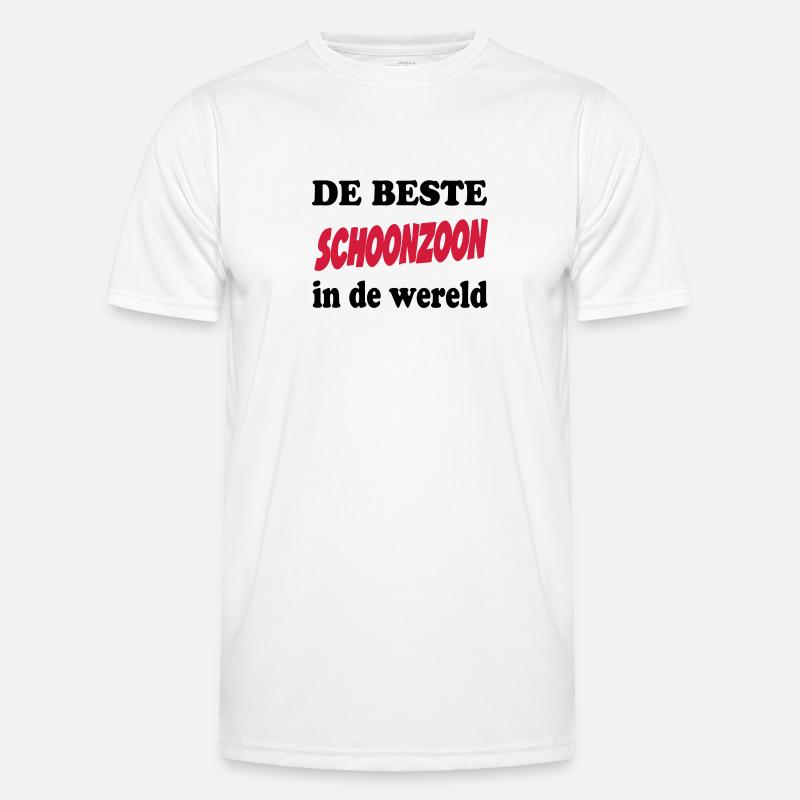 De beste schoonzoon in de wereld - Men's Functional T-Shirt - white