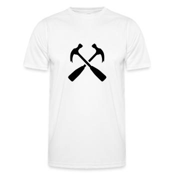 Marteau - T-shirt sport Homme - blanc - Devant - AI Model Male 178 dark (178cm)