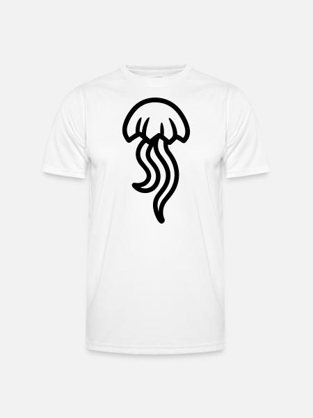 Méduse - T-shirt sport Homme - blanc