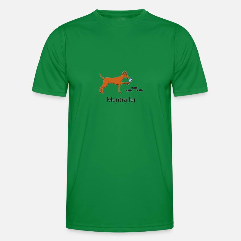 Mantrailing Vizsla Männer Funktions-T-Shirt